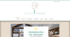 Desktop Screenshot of piccolomondo.es