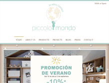 Tablet Screenshot of piccolomondo.es